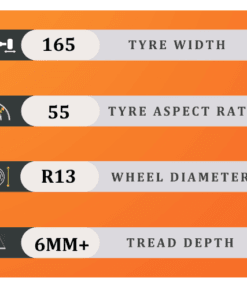 165/55/13 6MM+