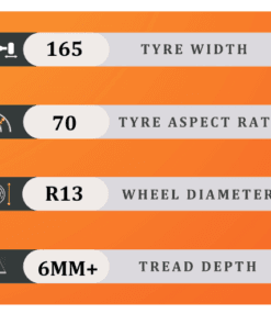 165/70/13 6MM+