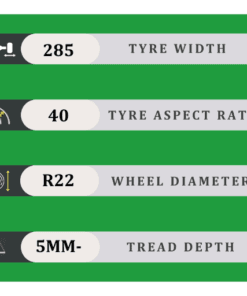285/40/22 Under 5MM