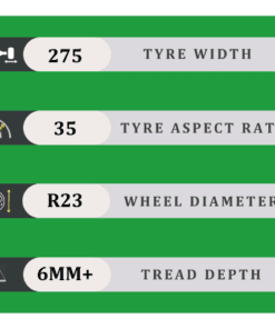 275/35/23 6MM+