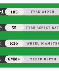 185/55/16 6MM+
