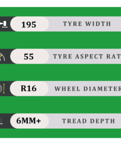 195/55/16 6MM+