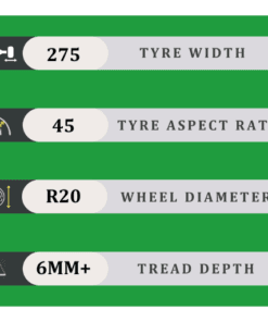 275/45/20 6MM+