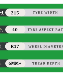 215/40/17 6MM+