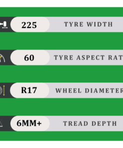 225/60/17 6MM+