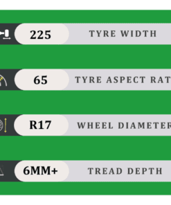 225/65/17 6MM+