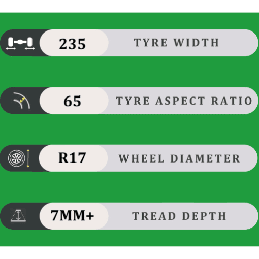 235/65/17 7MM+