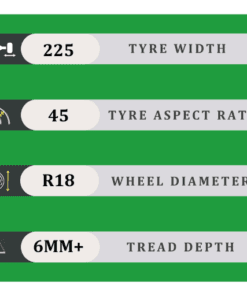 225/45/18 6MM+