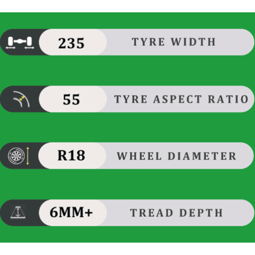235/55/18 6MM+