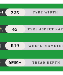 225/45/19 6MM+