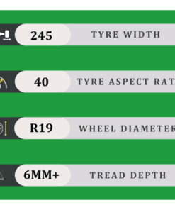245/40/19 6MM+