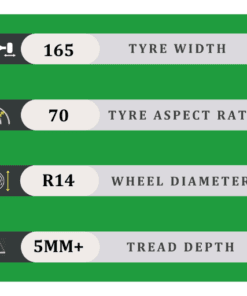 165/70/14 5MM+