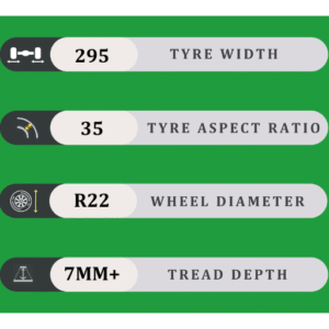 295/35/22 7MM+