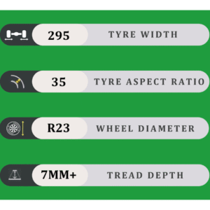 295/35/23 7MM+