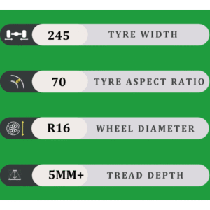 245/70/16 5MM+