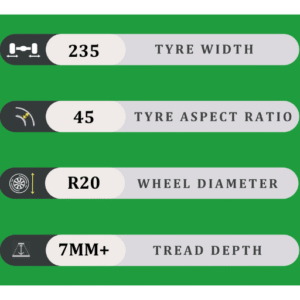 235/45/20 7MM+