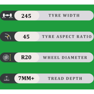 245/45/20 7MM+