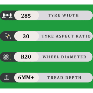 285/30/20 6MM+