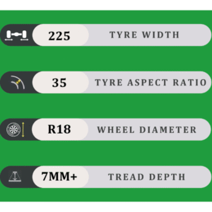 225/35/18 7MM+