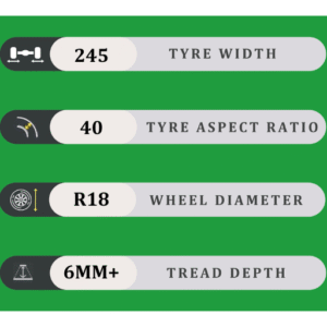 245/40/18 6MM+