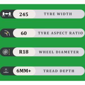 245/60/18 6MM+