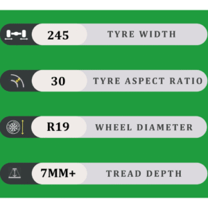 245/30/19 7MM+